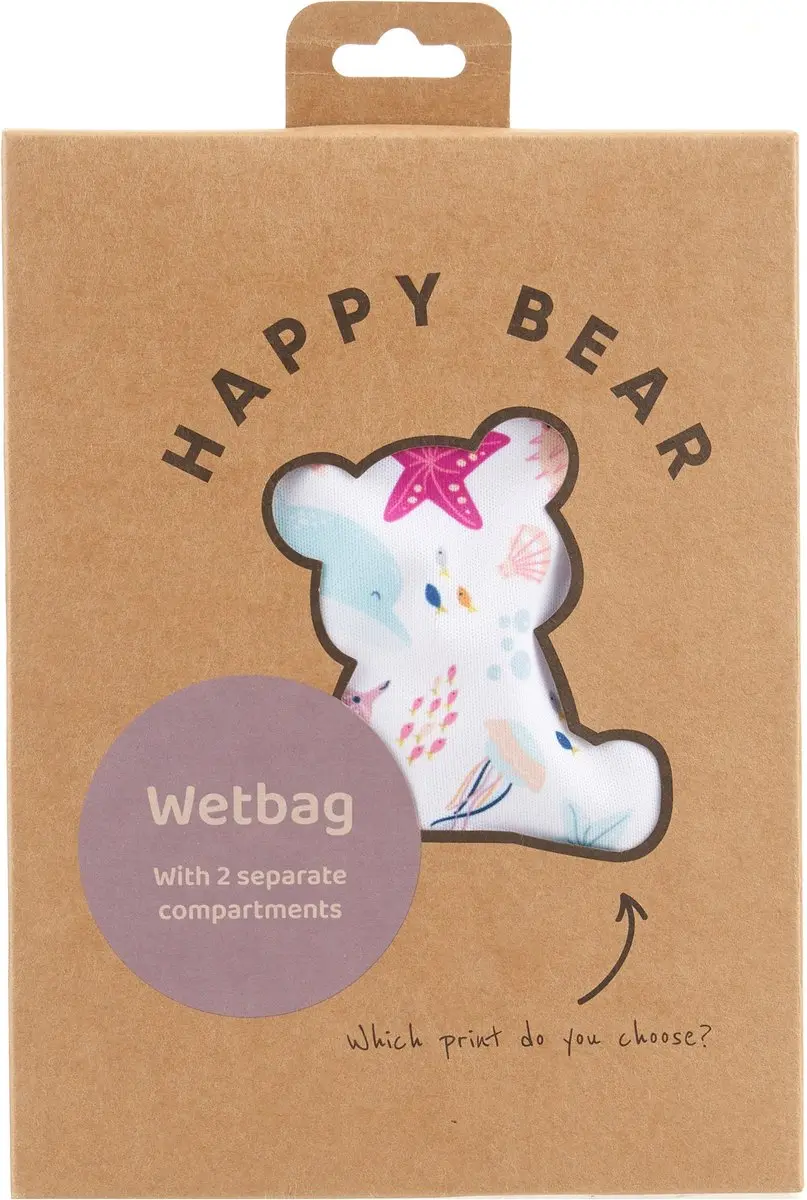 HappyBear Wetbag Pacific Waterdichte Luiertas 30x40cm