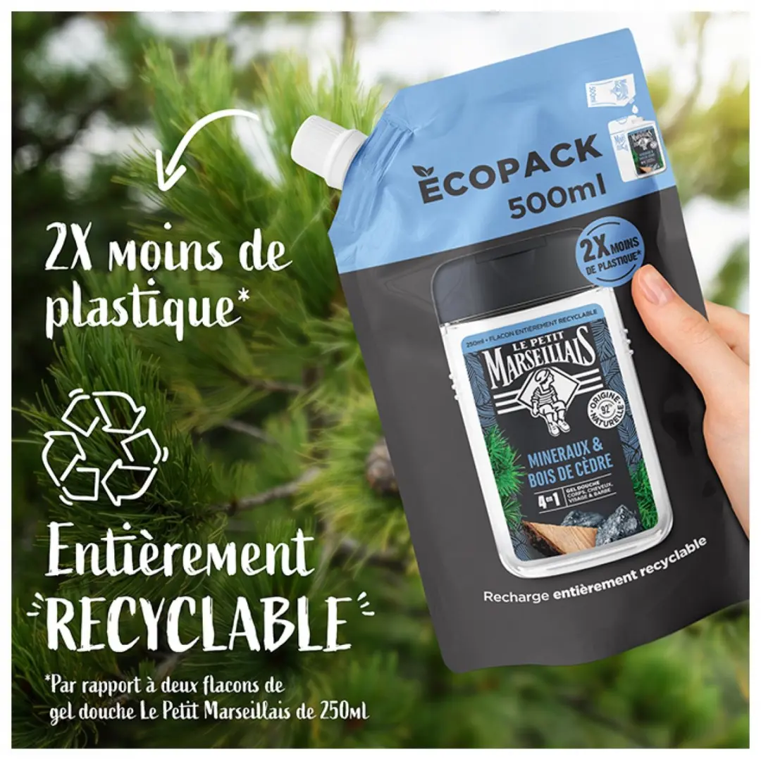 Le Petit Marseillais Verfrissende Douchegel Eco-Refill 500ml
