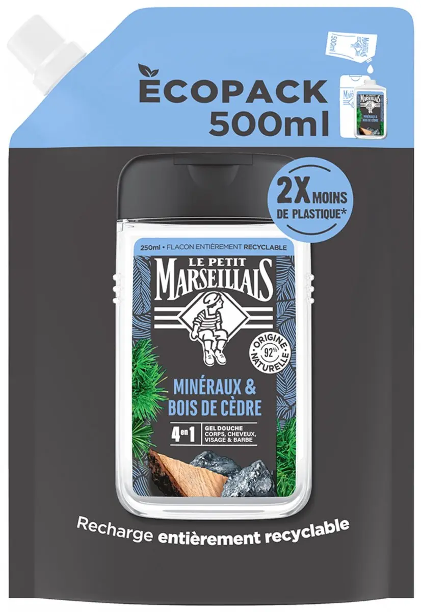 Le Petit Marseillais Verfrissende Douchegel Eco-Refill 500ml