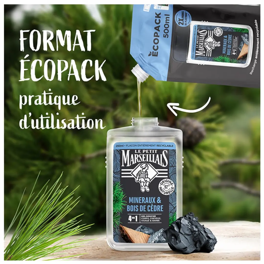 Le Petit Marseillais Verfrissende Douchegel Eco-Refill 500ml