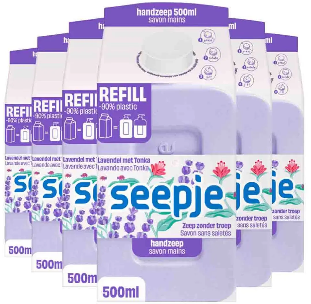 Seepje Handzeep Refill Lavendel