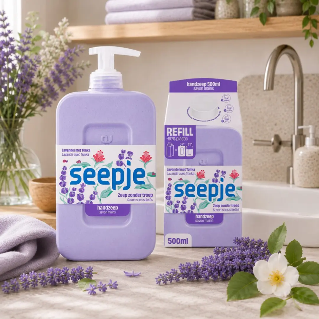 Seepje Handzeep Refill Lavendel - 6x500ml