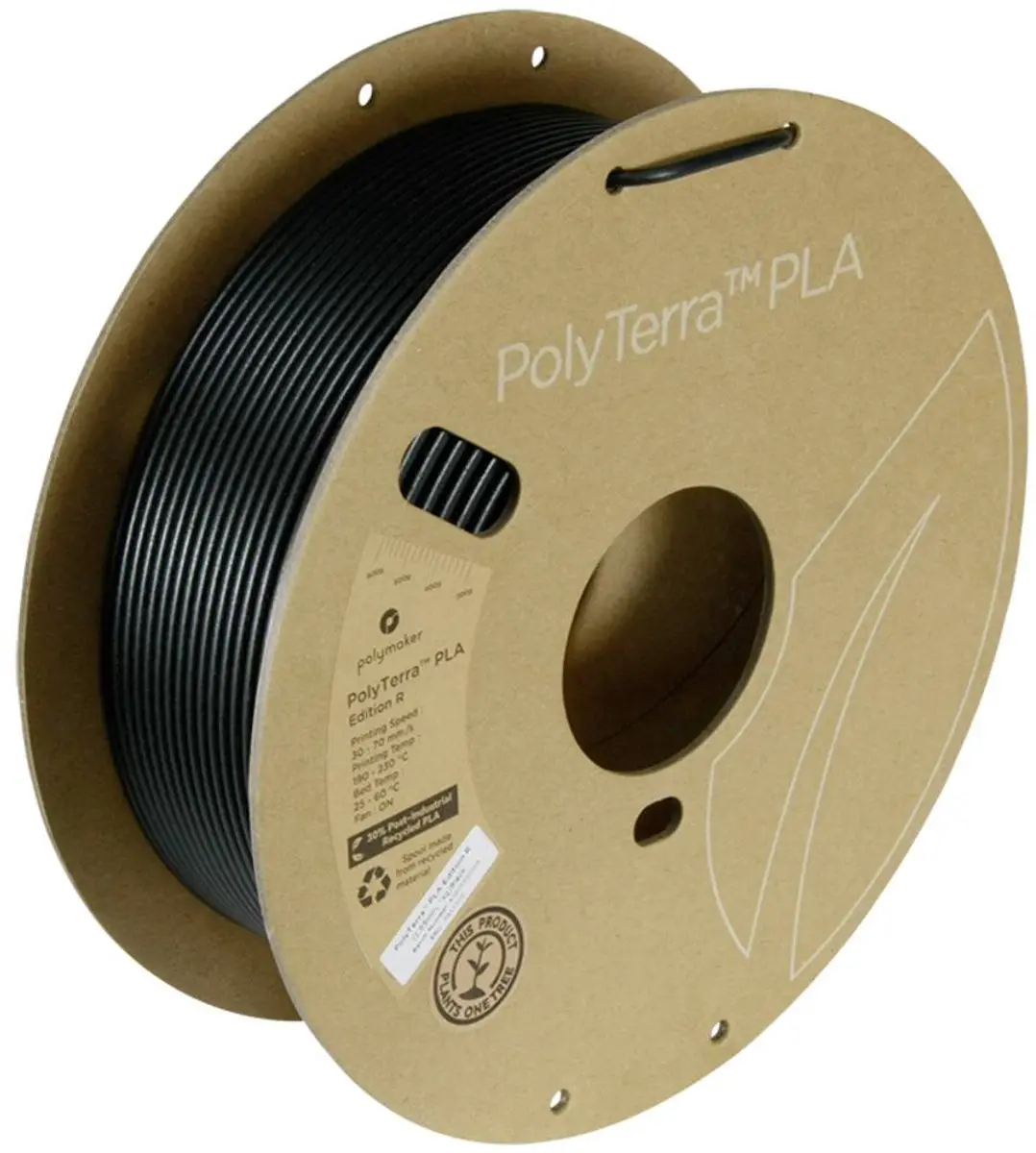Polymaker PLA Mat Filament 2.85mm 1000g - Zwart