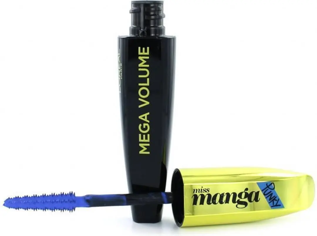 L'Oréal Paris Make-Up Designer Mega Volume Miss Manga Punky Mascara - Blauw - afbeelding 6 van 6