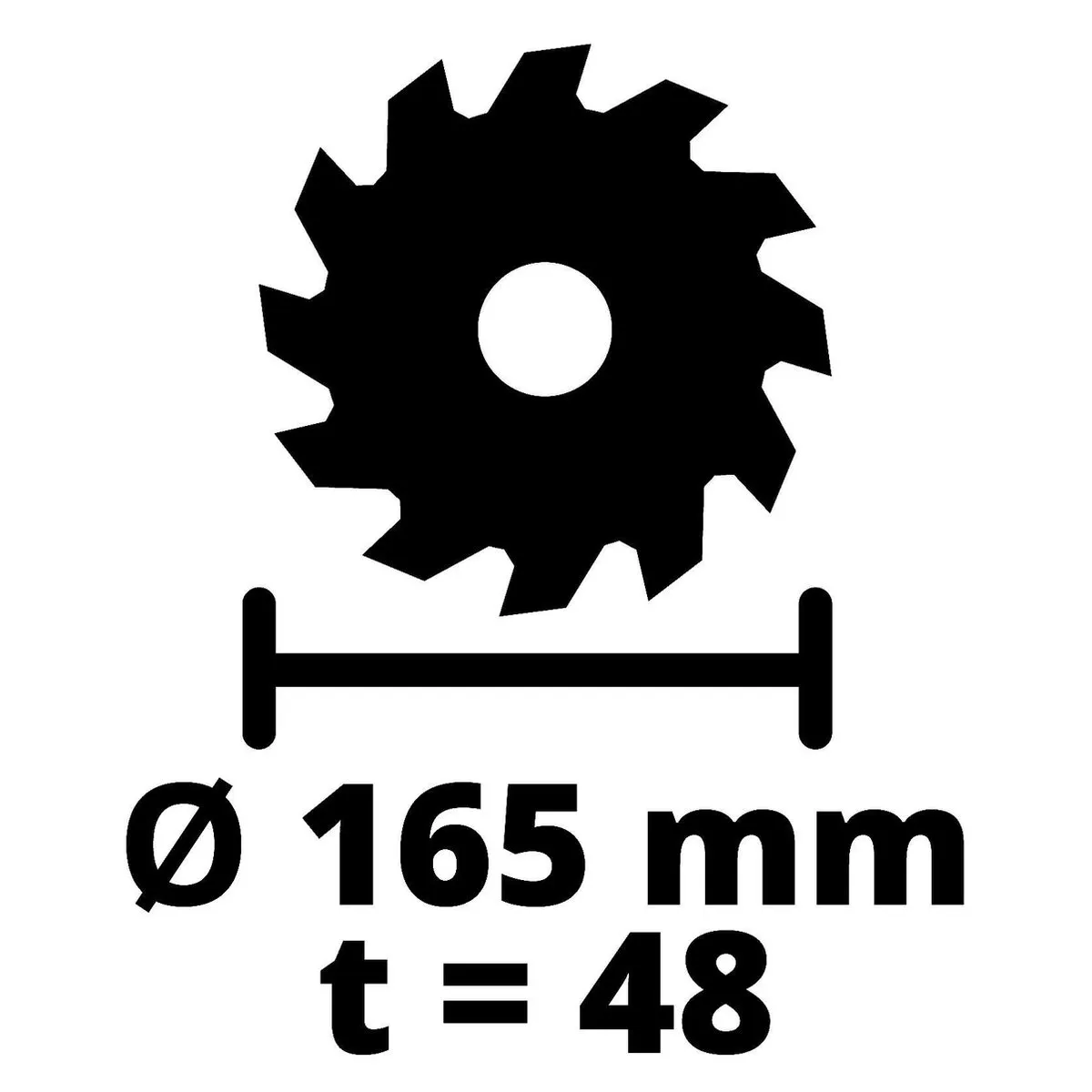 Einhell TE-PS 165 Elektrische Invalzaag 1200W - Ø165mm