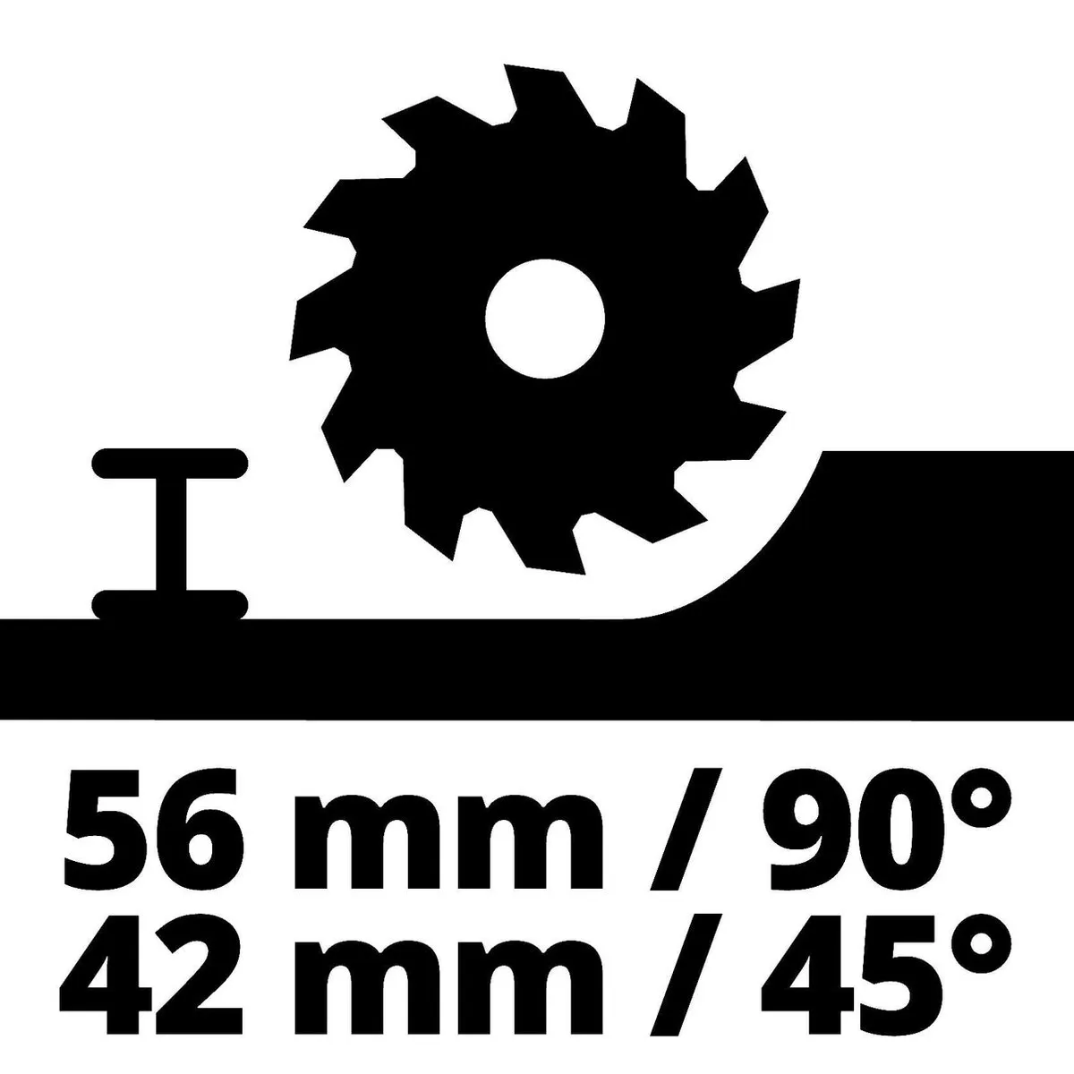 Einhell TE-PS 165 Elektrische Invalzaag 1200W - Ø165mm - afbeelding 6 van 6