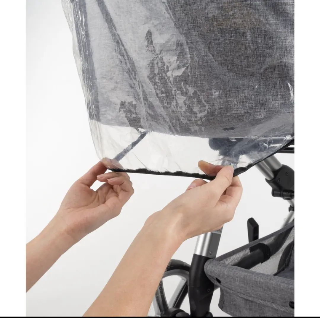 Reer Regenhoes Kinderwagen - Transparant