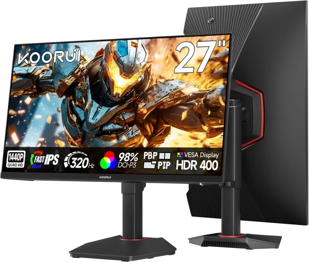 Koorui G2721E Gaming Monitor 320Hz - 27" Zwart