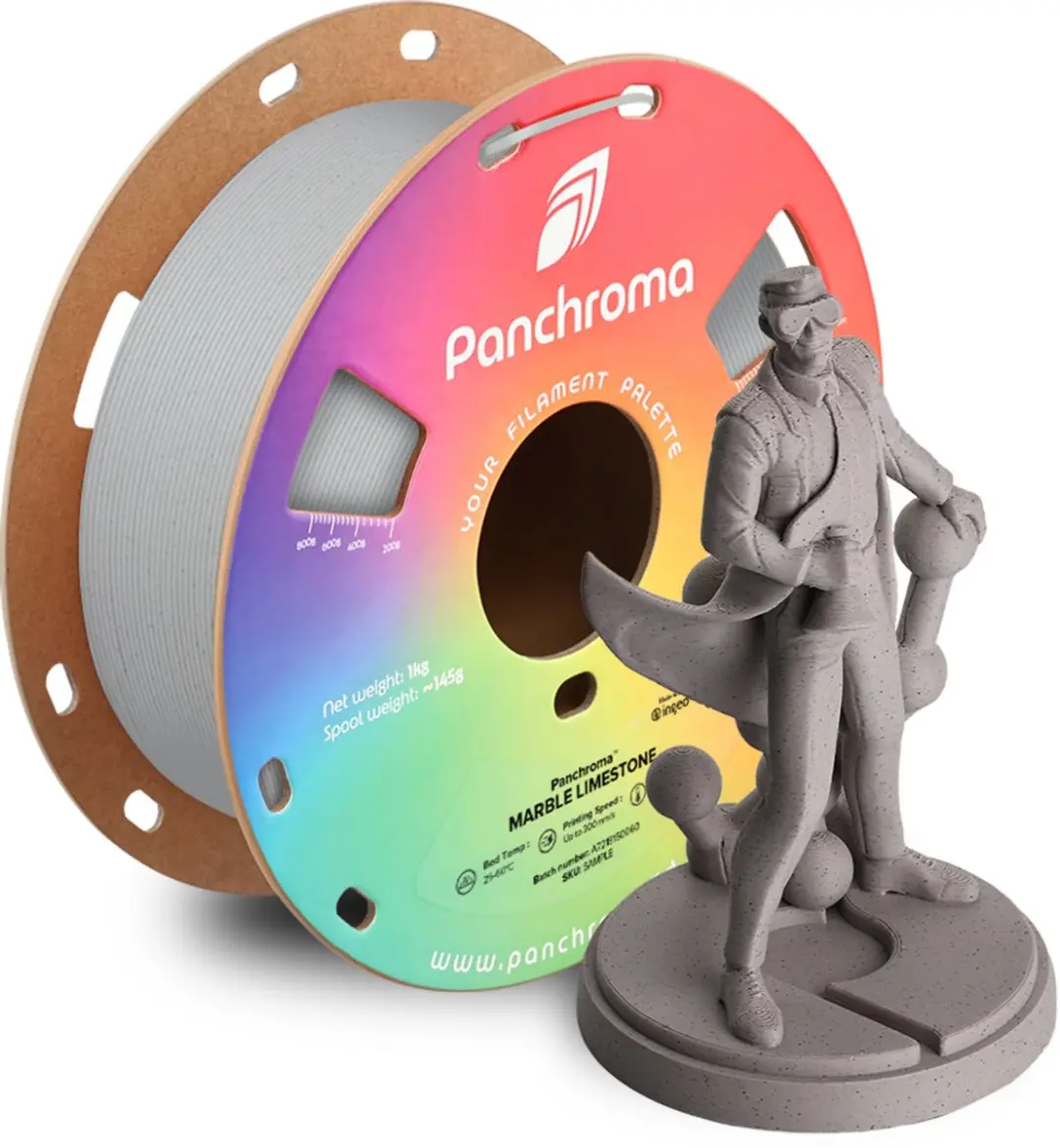 Polymaker Panchroma Marble PLA Filament 1.75mm - Limestone