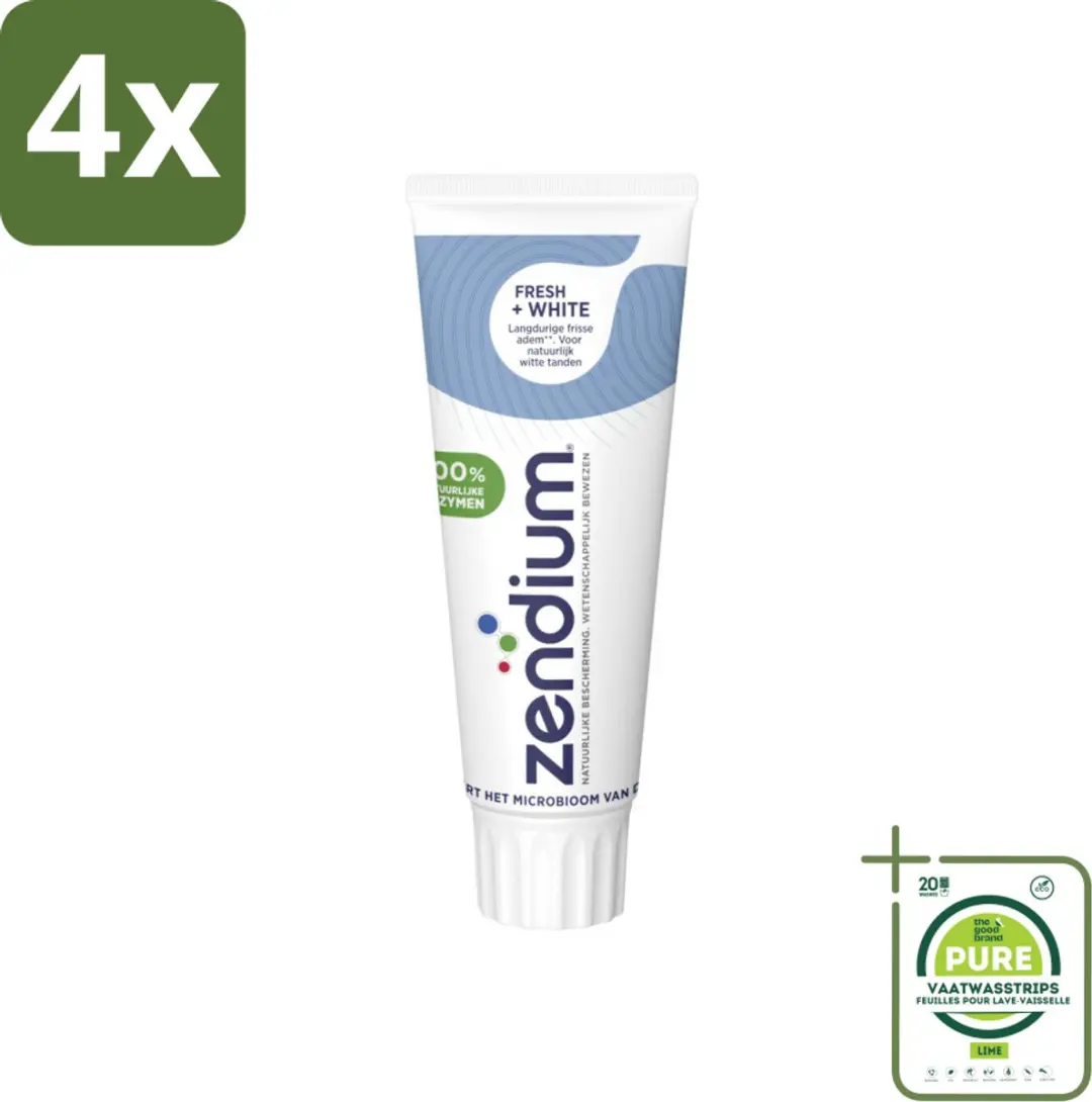 Zendium Fresh+ White Tandpasta 75ml