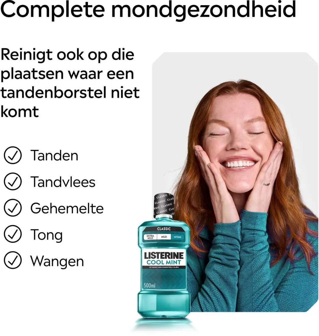 Listerine Cool Mint Intensief Mondspoeling 3x500ml