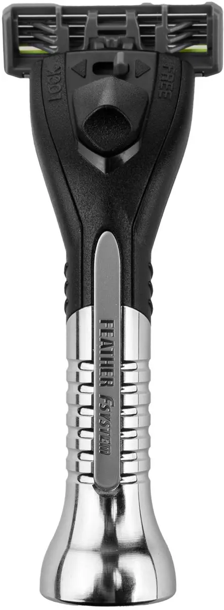 Feather Butler PF-BT Scheermes - 3 Mesjes - Zwart
