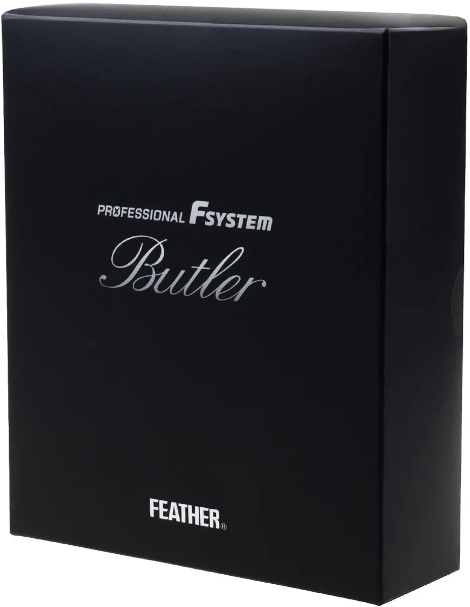 Feather Butler PF-BT Scheermes - 3 Mesjes - Zwart
