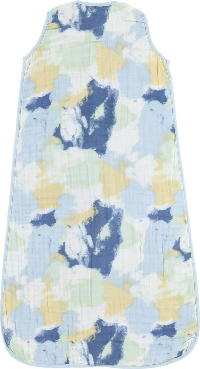 Meyco Tie-Dye Hydrofiele Baby Slaapzak Light Blue 70cm