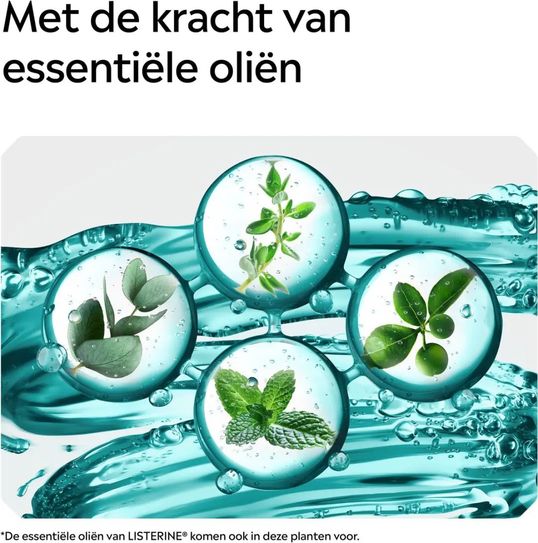 Listerine Cool Mint Alcoholvrij Mondspoeling 3x500ml