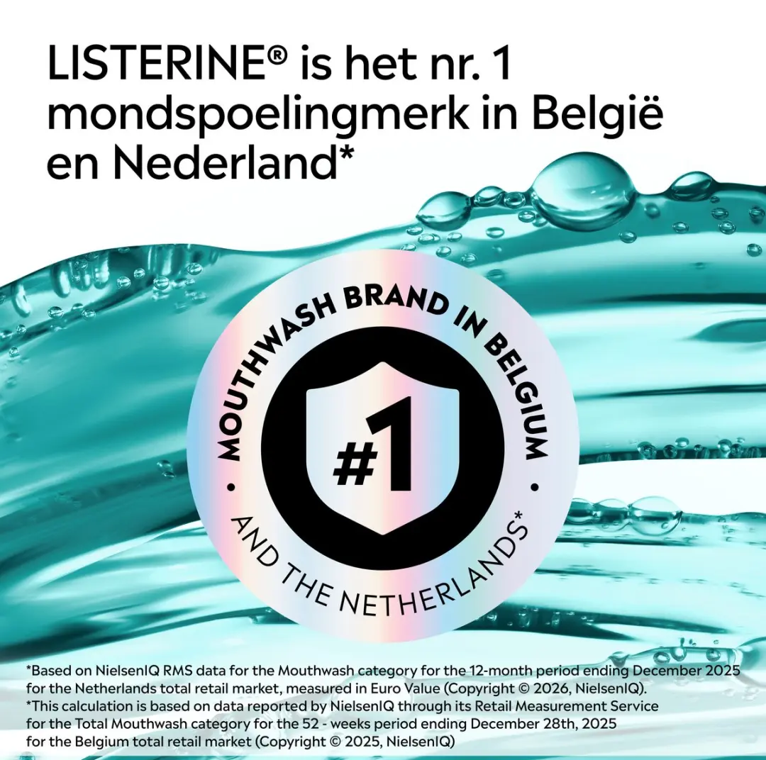 Listerine Cool Mint Alcoholvrij Mondspoeling 3x500ml