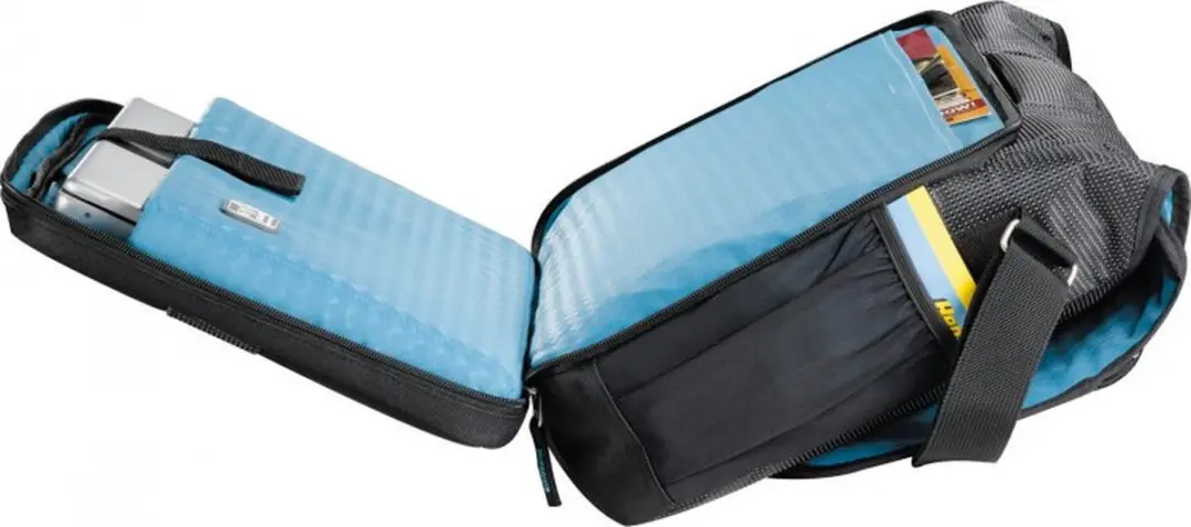 Zoom Laptop Messenger Bag Asa 17" - Zwart