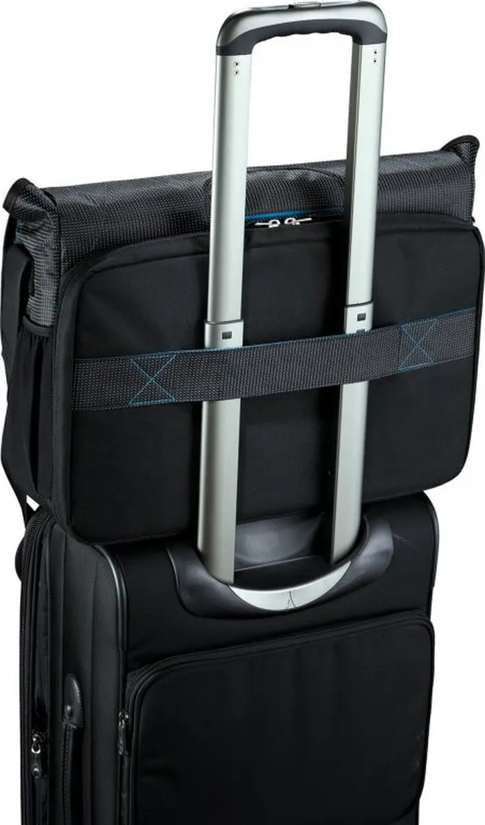 Zoom Laptop Messenger Bag Asa 17" - Zwart