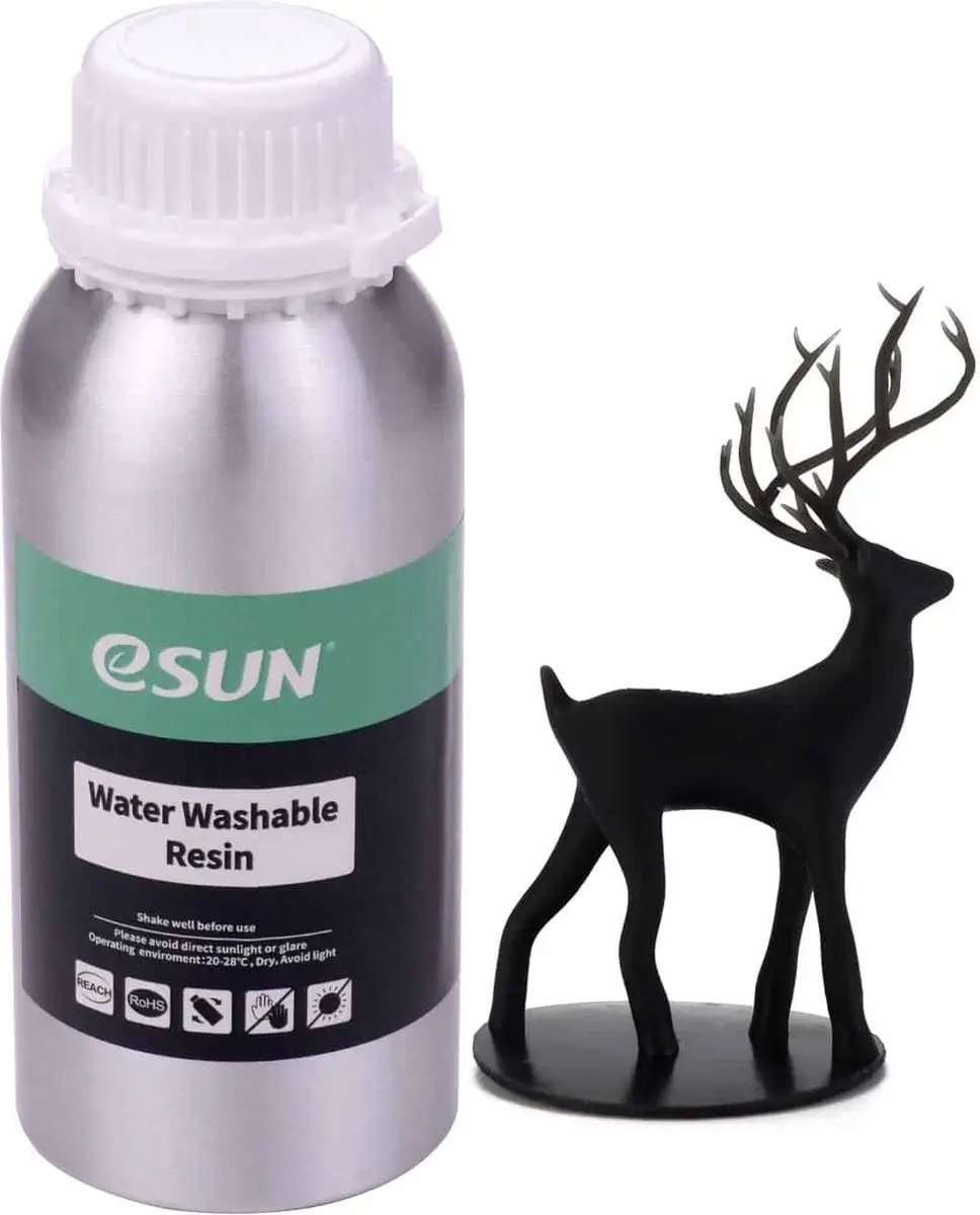 ESUN Water Washable Resin Zwart 0.5kg