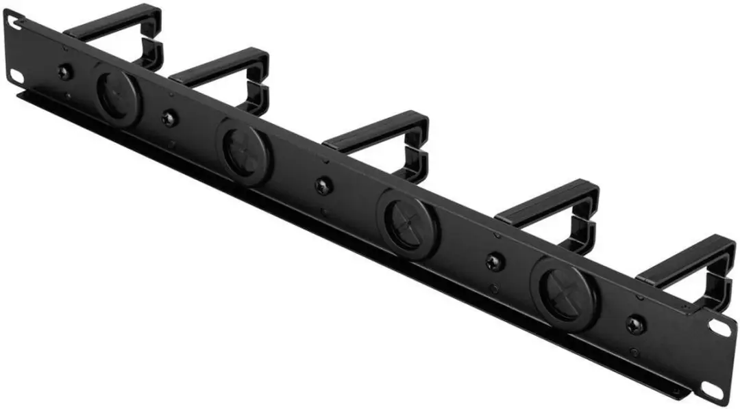 Renkforce RF-7116970 Kabelgeleiding 19" 1 HE - Zwart