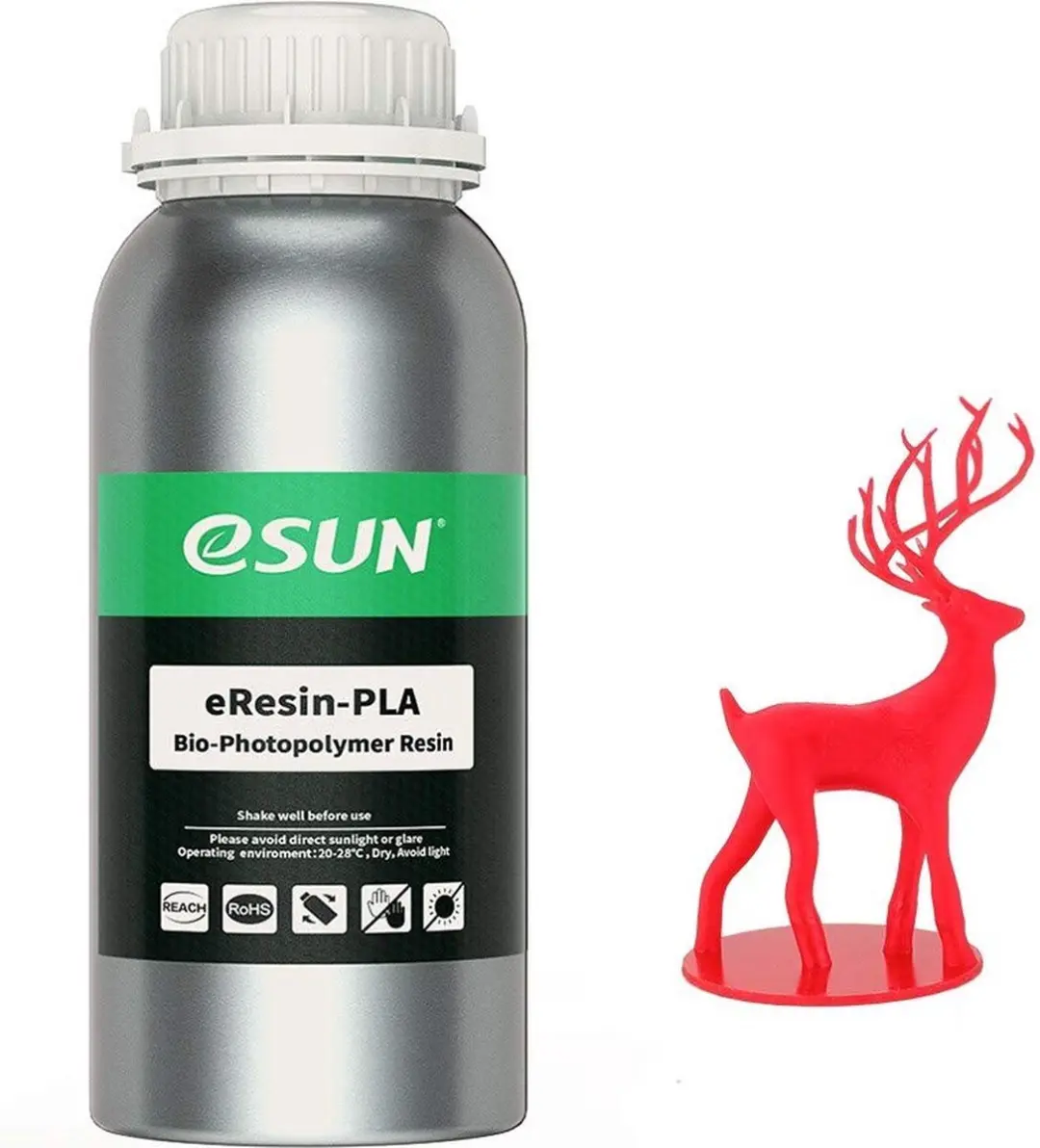 ESUN eResin PLA Filament Rood 0.5kg