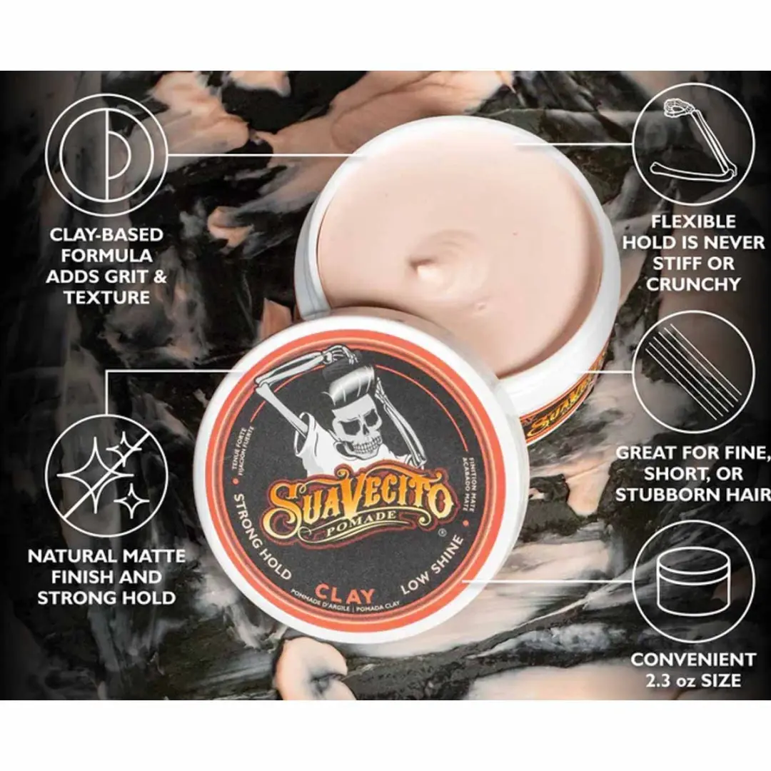 Suavecito Firme Clay Pomade 65g