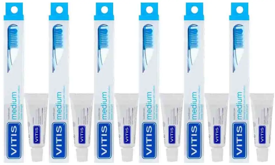 Vitis Whitening Tandenborstel & Tandpasta