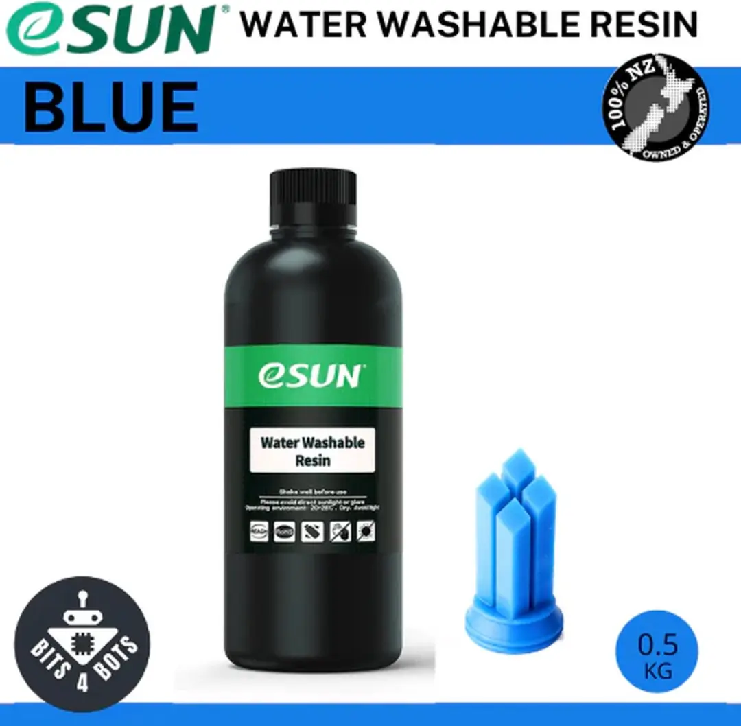 ESUN Water Washable Resin Blauw 0.5kg