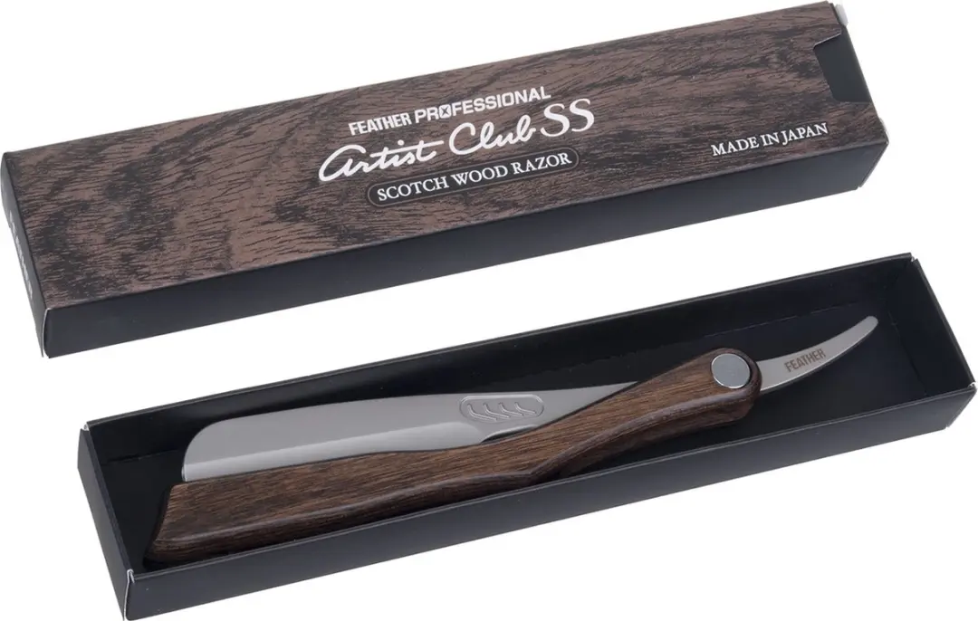 Feather Artist Club SS Scotch Wood Scheermes - Bruin