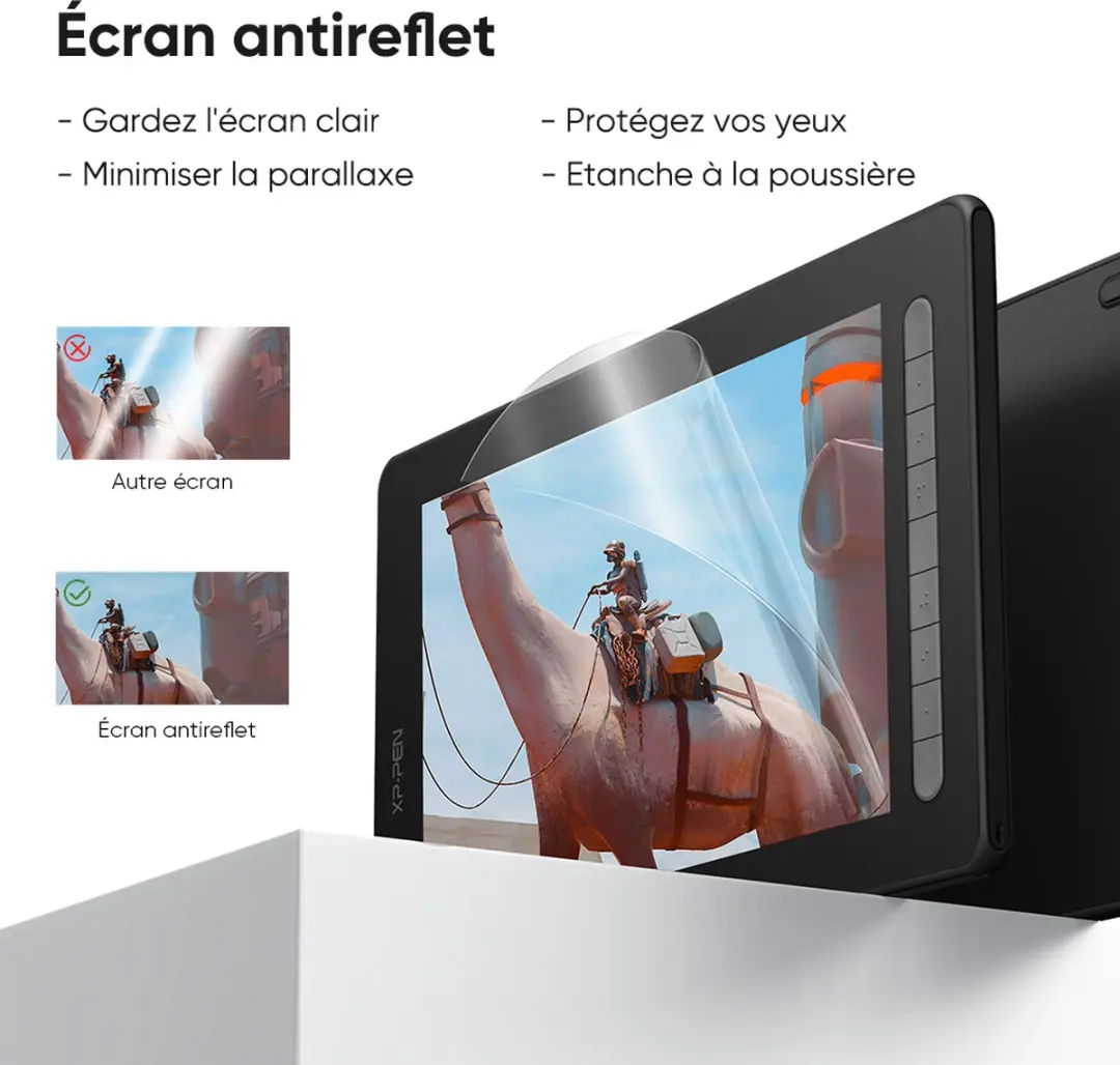 XPPen Artist 13 2nd Gen CD130FH Tekentablet - 13,3" - 8192 Niveaus - Zwart