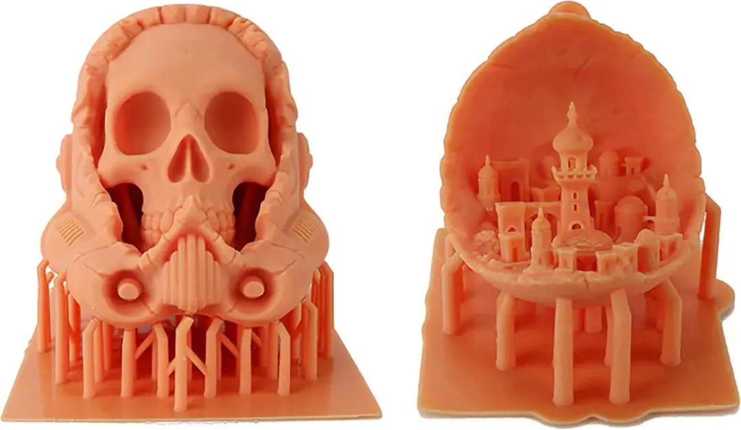 ESUN Water Washable Precision Resin 1.75mm - Oranje Rood 0.5kg