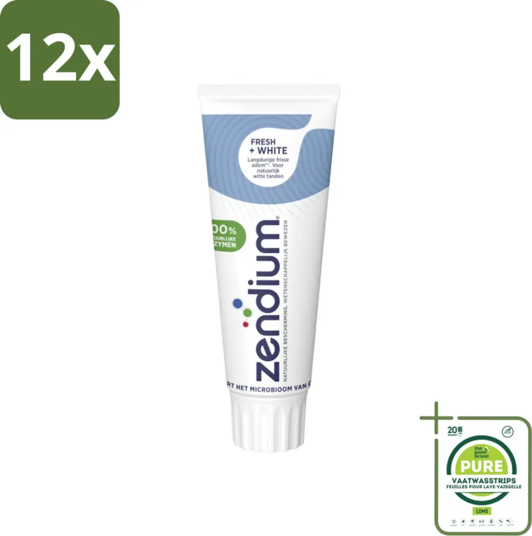 Zendium Fresh+ White Tandpasta 75ml