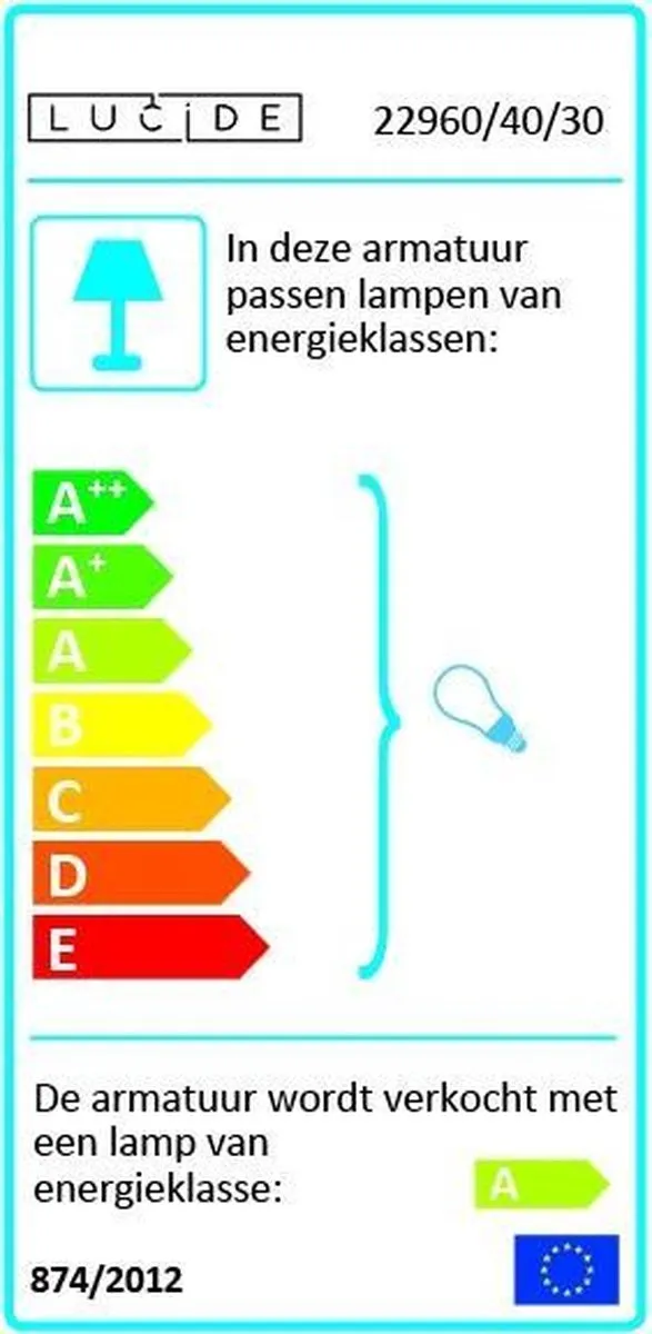 Lucide Versum AR111 Plafondspot 4x10W 2700K - Zwart