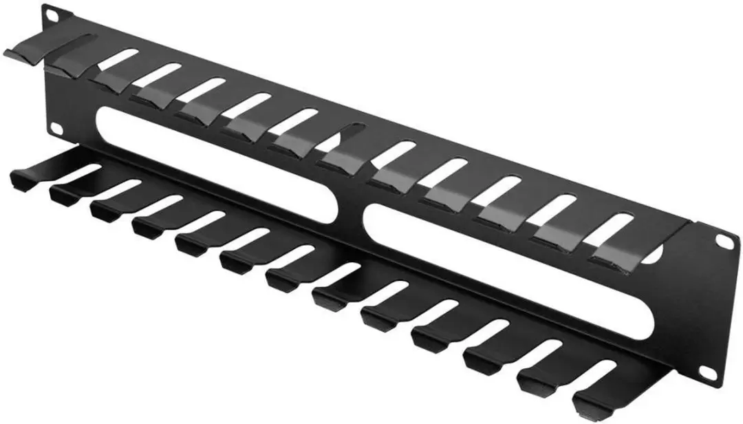 Renkforce RF-7112618 Kabelgeleiding 2HE - Zwart