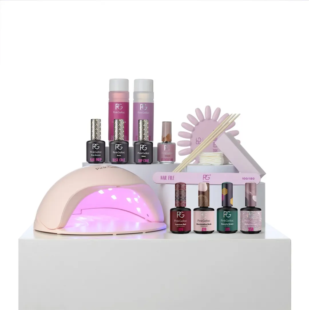 Pink Gellac Holly Jolly Gellak Starterspakket