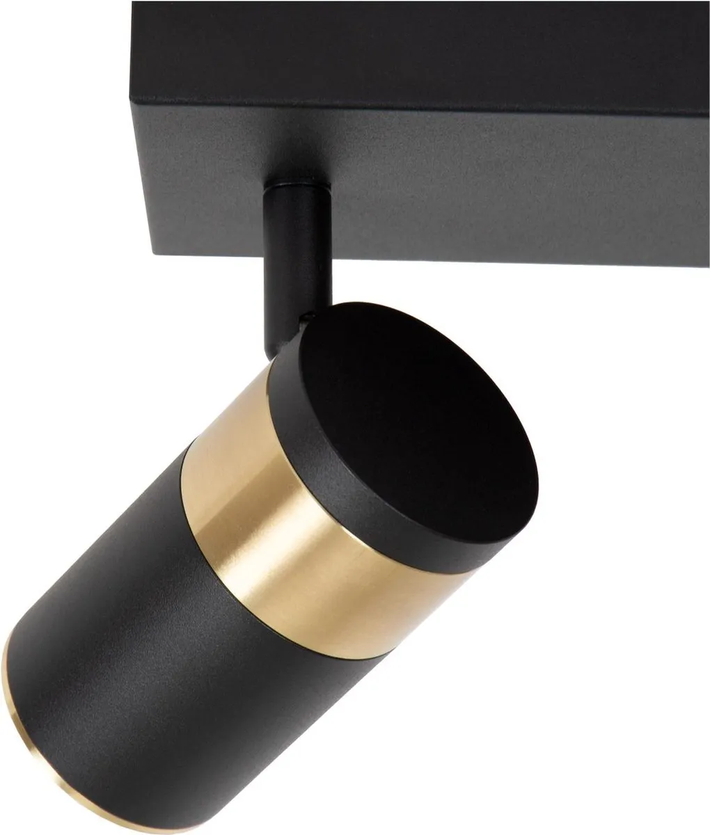 Lucide GORIK Plafondspot 2xGU10 - Zwart