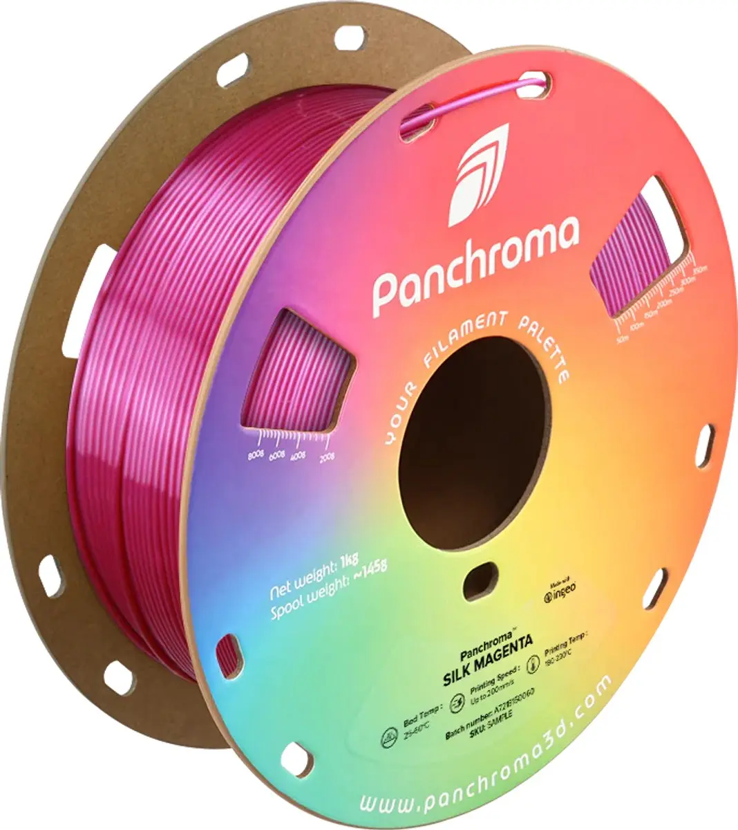 Polymaker Panchroma Silk PLA Filament 1.75mm Magenta
