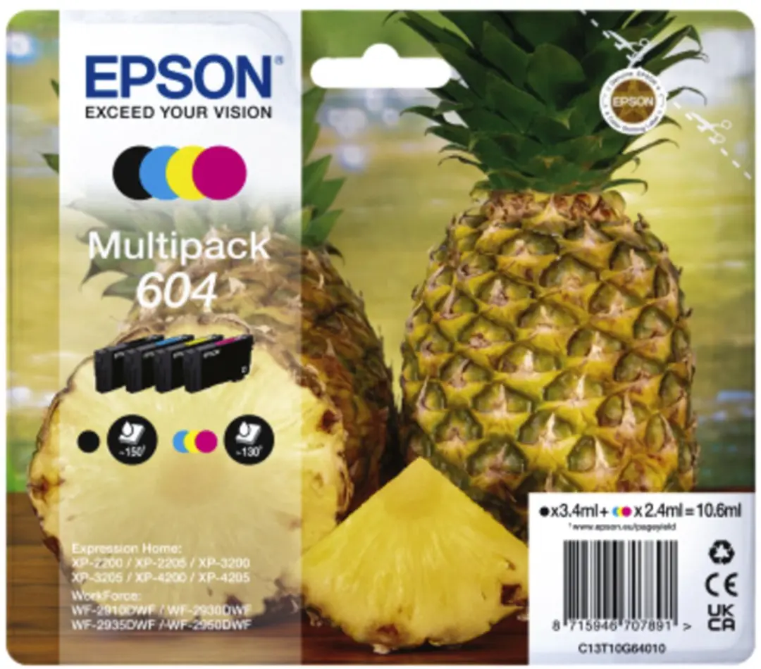 Epson 604 Ink Multipak C13T10G64010