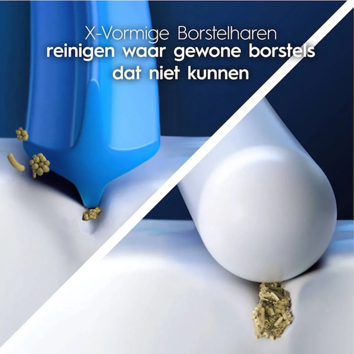 Oral-B PRO Sensitive Clean Opzetborstels - 6 Stuks - Blauw/Wit