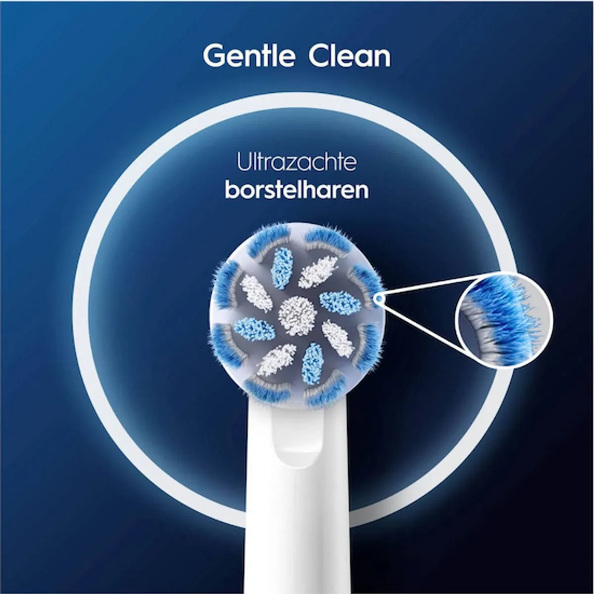Oral-B PRO Sensitive Clean Opzetborstels - 6 Stuks - Blauw/Wit