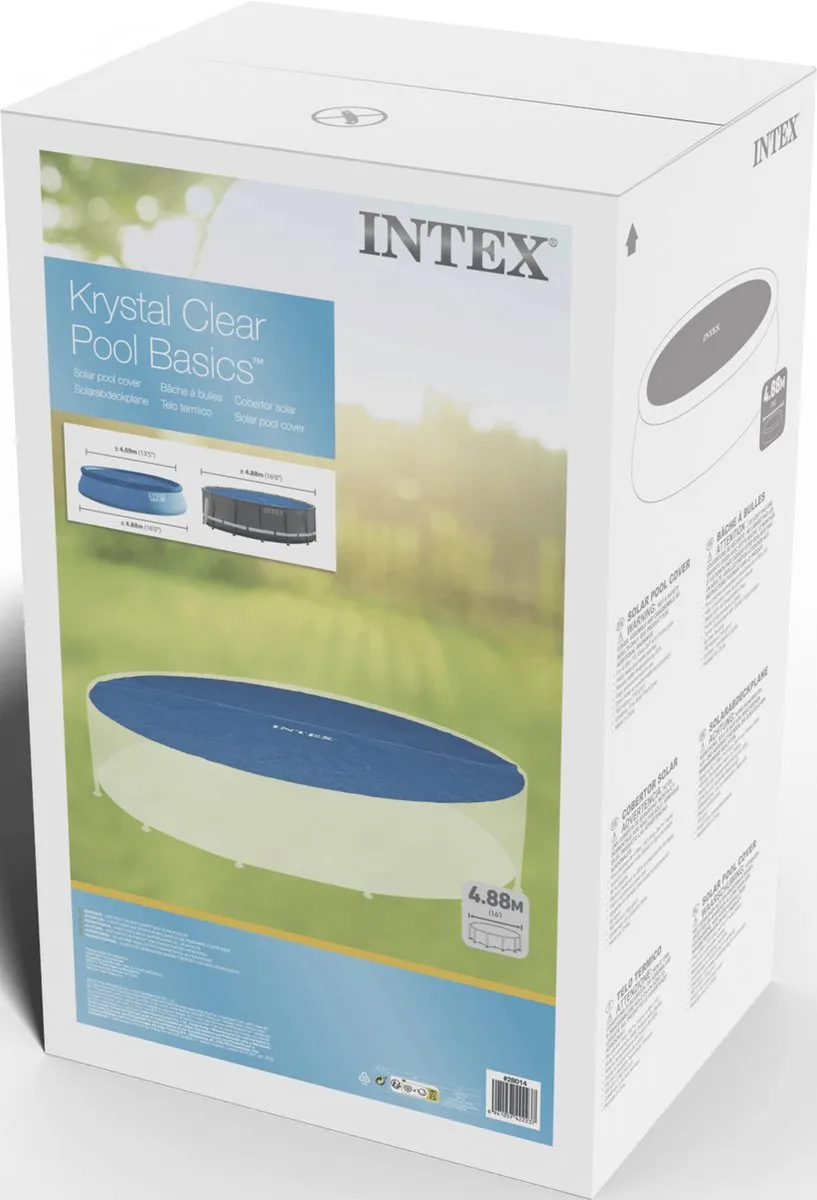 Intex Solar Cover Ø470cm - Blauw