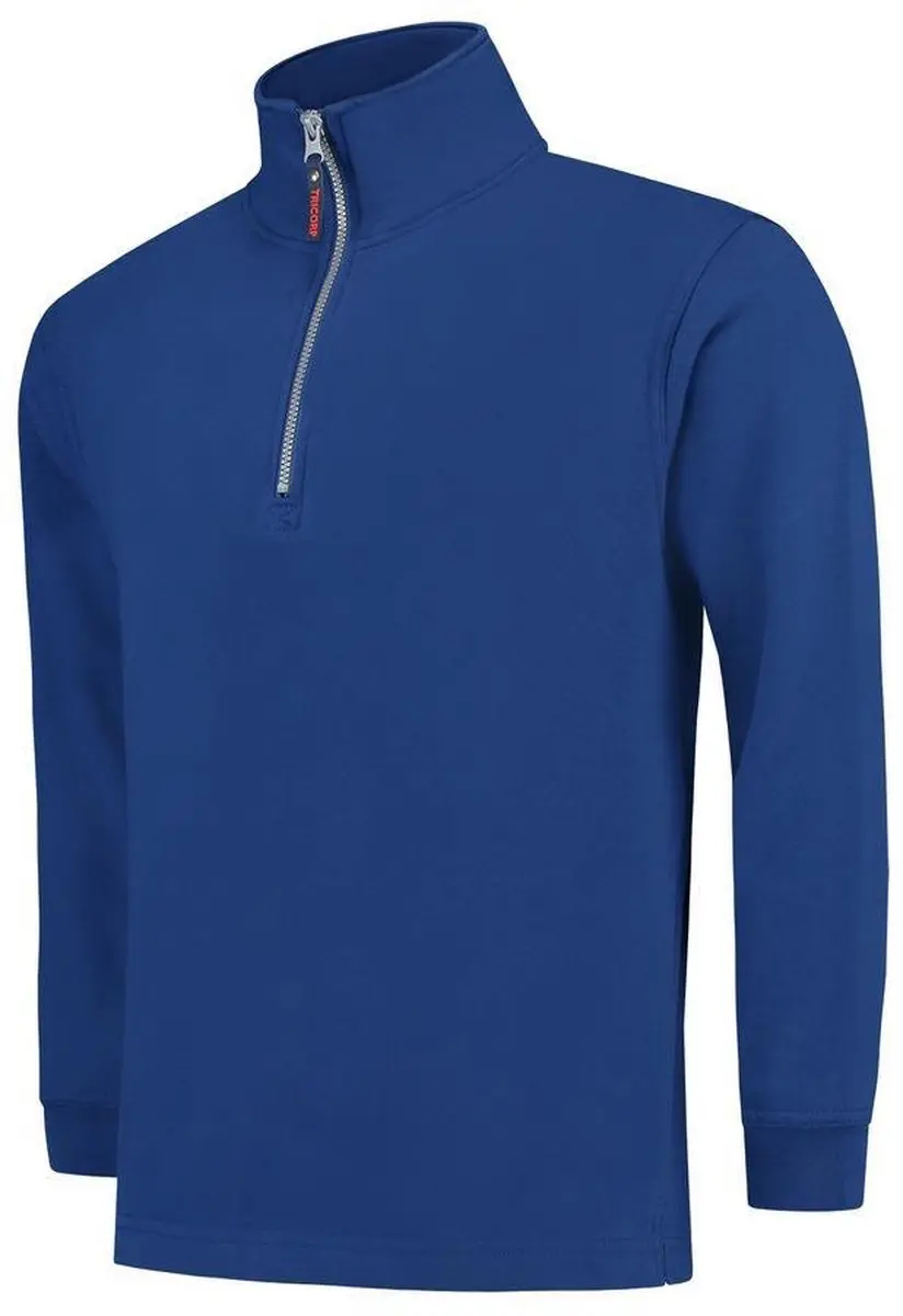 Tricorp Sweater Ritskraag 301010 - Koningsblauw - 7XL