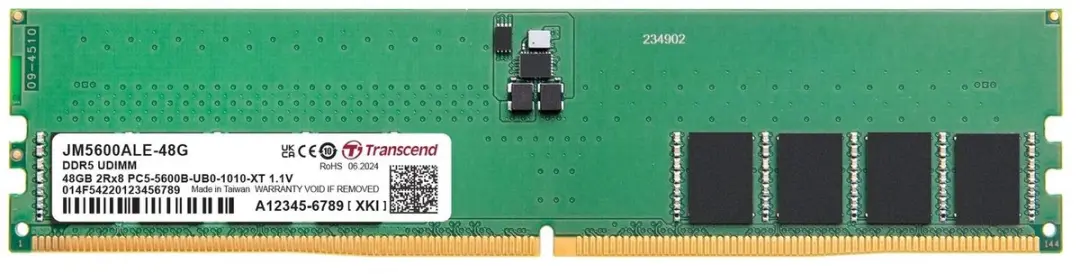 Transcend JetRam JM5600ALE-48G DDR5 Geheugen 48GB