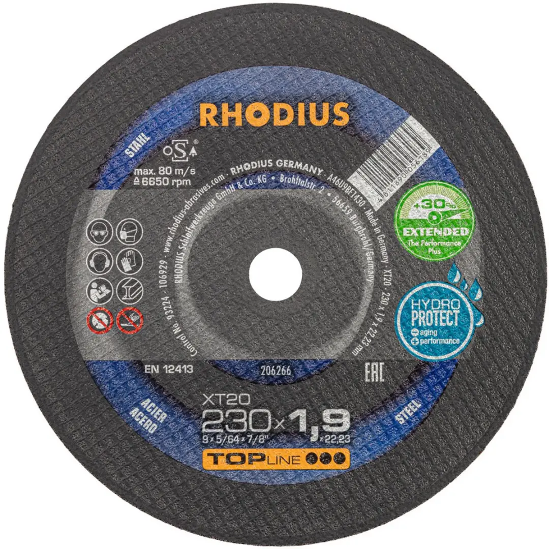 Rhodius 206266 Doorslijpschijf 230mm Staal
