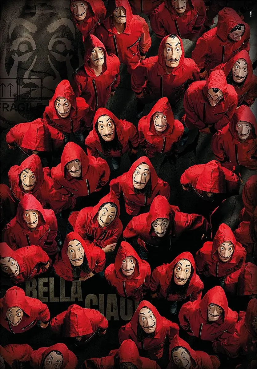 Clementoni 39654 Netflix La Casa de Papel Puzzel 1000 Stuks - Multicolor - afbeelding 2 van 2