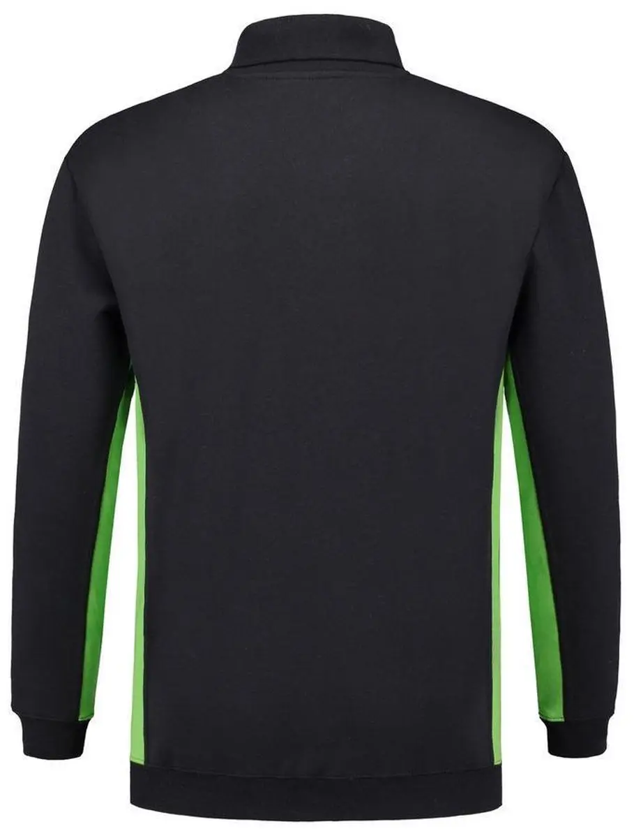 Tricorp Polosweater Bi-Color 302001 - M - Navy/Limoengroen