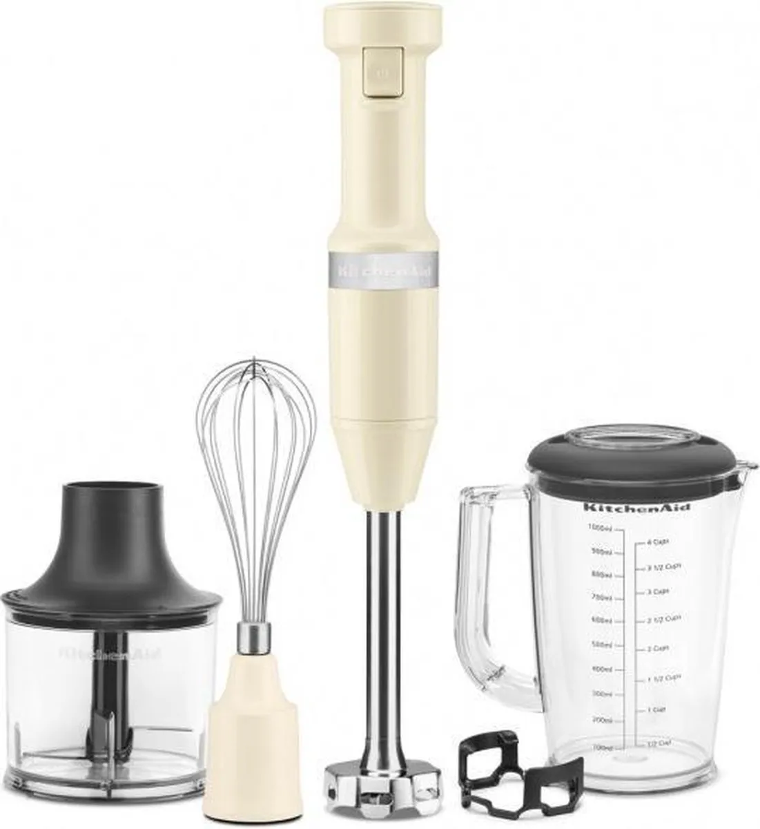 KitchenAid 5KHBV83EAC Staafmixer - 180W - Créme - 2 Snelheden