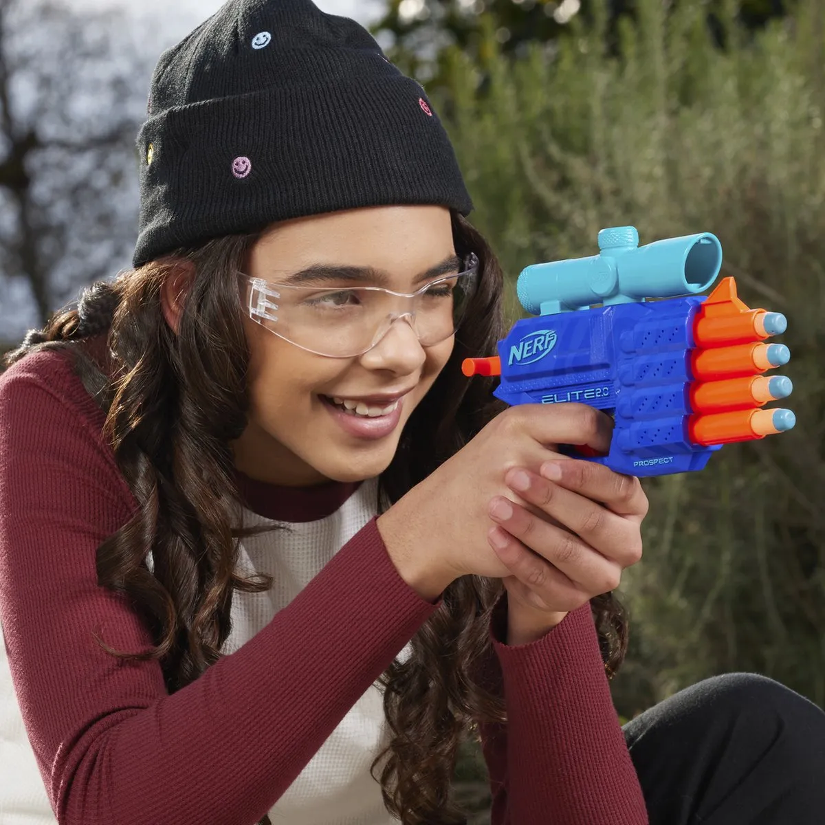 Nerf Elite 2.0 Prospect QS-4 Wild Edition - Blauw/Oranje