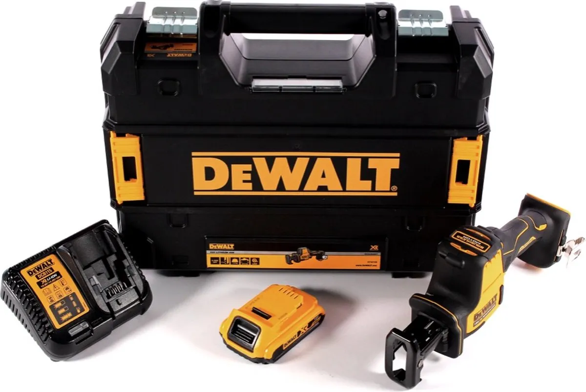 DeWalt DCS369D1 Reciprozaag 18V - met 2,0Ah accu & oplader - afbeelding 3 van 5