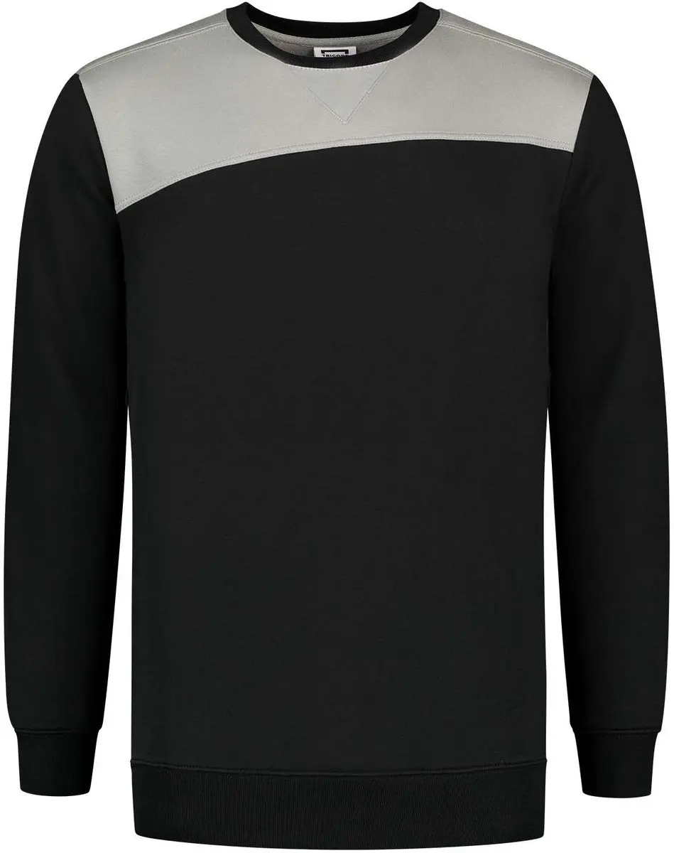 Tricorp 302013 Sweater Bicolor - Zwart/Rood - XXL